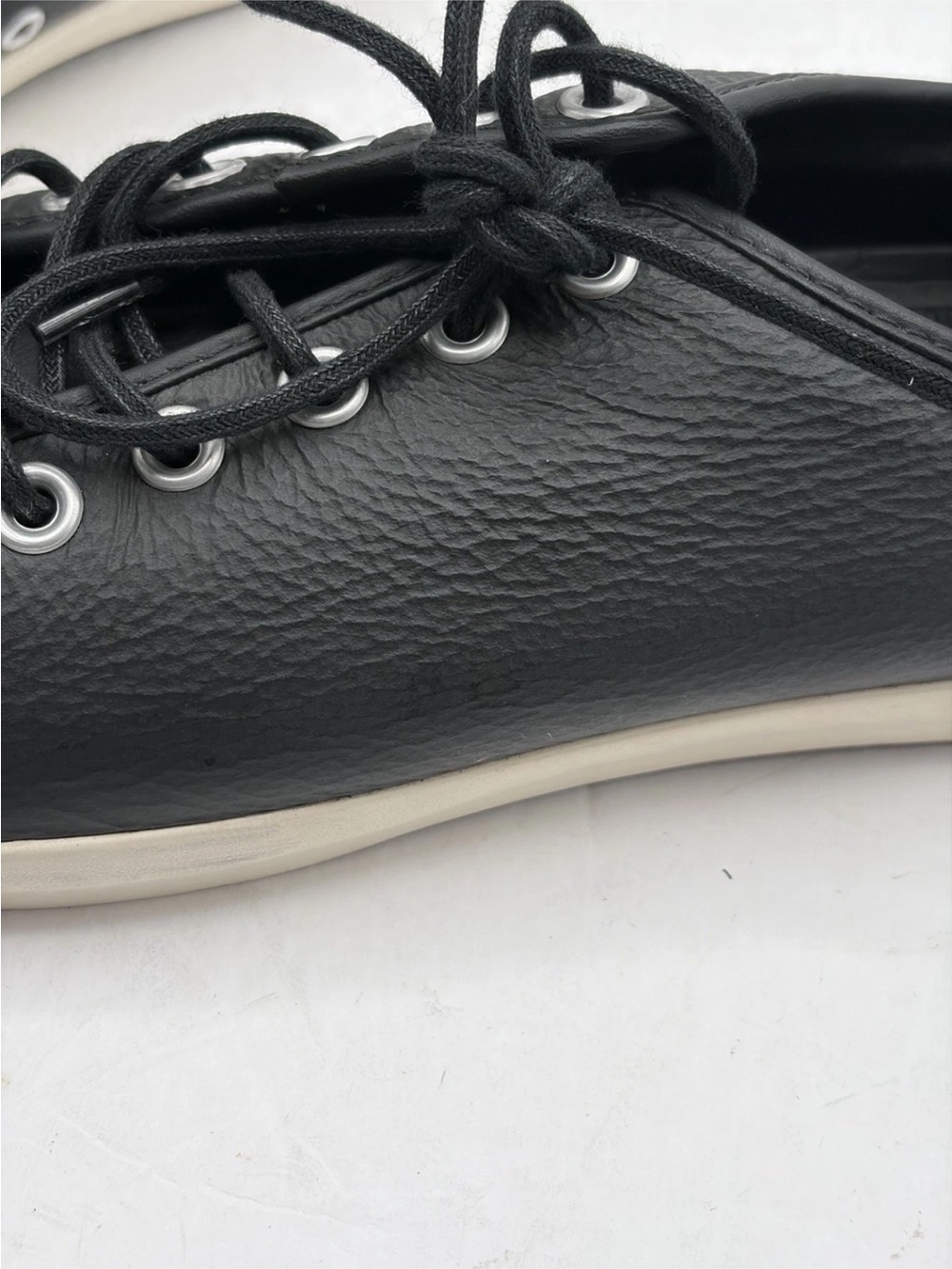 Converse All Star Sideways Ox Men size 11 Leather Casual Black Shoes - Picture 8 of 16